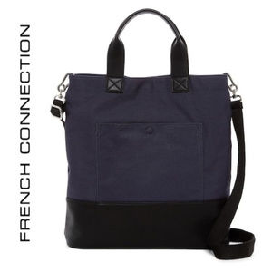 French Connection Mel Large Canvas Tote Brand New